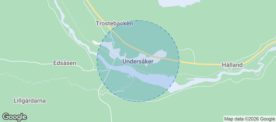 Undersåker Airbnb map
